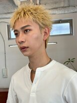 ポーチバイハニー オモテサンドウ(PORCH by HONEY omotesando)&nbsp;抜きっぱなしブロンド/ナードショート/スパイキーショート1