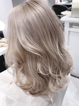 ラキング ギンザ トウキョウ(LAKING GINZA) くびれヘア/アプリコットオレンジ/夏/ハイライトカラー[銀座駅]