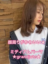 グランジュテ(grandjute) 似合わせカット★ハイライト★白髪ぼかし★髪質改善★ミディアム