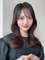 アフロート エル 錦糸町(AFLOAT L)&nbsp;顔まわりレイヤーメゆる巻きで"モテ韓”仕上げ