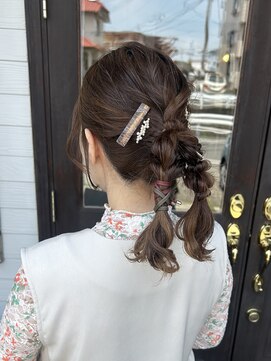 アズグロウヘアー(AS GROW HAIR) こだわりarrange