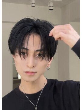 スキル ミナム 表参道(SKILL MiNam) シースルーセンターパート シースルーマッシュ コンマショート