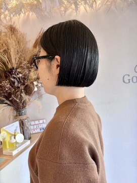 稲毛美容室／ミニボブ／髪質改善