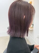 アニー 松戸(ANNI)&nbsp;ホワイトグレージュ/ミニウルフ/デジタルパーマ/チェリーブラウ