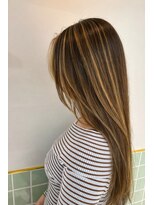 ナンバー アンフィール 渋谷(N° anfeel)&nbsp;海外風ハイライトカラー