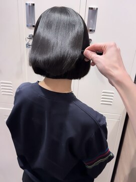 ARiA east byECLART新宿東口店 髪質改善 個室サロン【アリアイーストバイエクラート】 乾かすだけ！まとまる艶髪ボブ♪