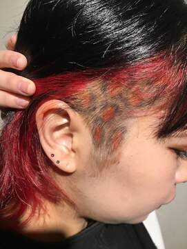 パーセント(percent) 刈り上げレオパードカラー/ダブルカラー/枚方市駅