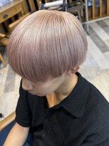 コル アサヒカワ(col asahikawa)&nbsp;ホワイトピンクベージュ×マッシュ