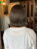 エイム ヘア デザイン 町田店(eim hair design) オリーブグレージュ/切りっぱなしボブ/外ハネボブ/透明感カラー