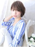 絶壁解消♪大人可愛い女子度UP耳かけショート☆