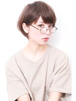 モニカ 西宮北口(Monica)&nbsp;アシメショートエアリーショートグレージュナチュラルボブ