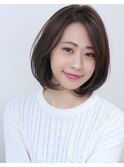 大人の毛先パーマボブ☆