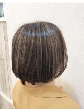 セブンルックス モカ 宇都宮鶴田店(7LOOKS mocha) ベージュ系カラー×コントラストハイライト