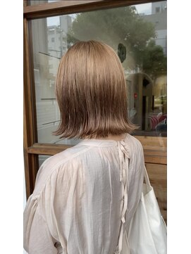 クリアーオブヘアー 池下店(clear OF HAIR) ミルクティーベージュ/ケアブリーチ