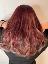 テトテ 三宮店(Tetote)&nbsp;【tetote 米林サロンスタイル】ピンク×シルバーインナーカラー