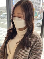 シェノン 奈良橿原店(CHAINON)&nbsp;韓国風コテ巻き/透明感カラー/ブラウンカラー