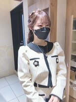 ヘアリゾートエーアイ 新宿西口店(hair resort Ai) 編みこみハーフアップアレンジ