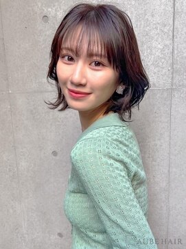 オーブ ヘアー イスト 浅草店(AUBE HAIR isto) 20代・30代_ワイドバングボブ