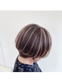【vita/ren】ショートボブ×コントラストハイライト