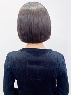 モリオフロムロンドン 松戸店(Morio from London) 【松戸　石山】大人可愛い内巻きミニボブ前髪あり20代30代