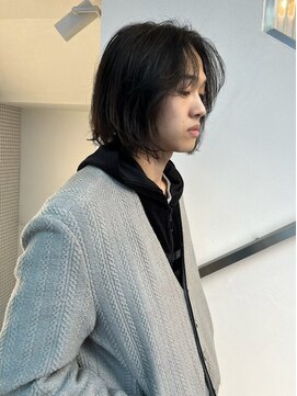 ゼストプール(ZEST POOL) メンズボブ　メンズミディアム　メンズレイヤーカット