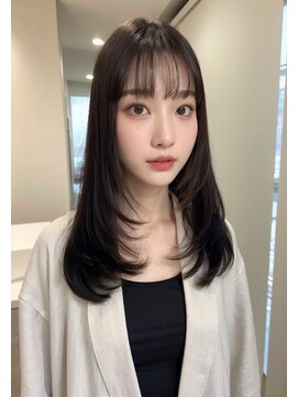 ドロシー 郡山桑野店(Dorothy) イメチェンハッシュカットフルバング似合わせレッドブラウン