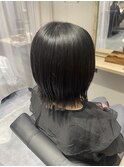 切りっぱなしボブ