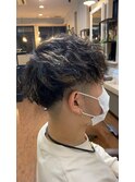 メンズパーマ/メッシュ