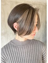 ヘアーメイク ストーリィー(hair make STORY) 顔周りインナーカラーのハンサムショート