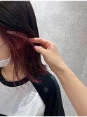 インナーカラー/切りっぱなしボブ【水戸/茨城】