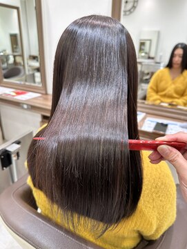 アッシュ 豊田店(Ash) 【担当ワタナベ】強い癖でも大丈夫！艶髪ストレート