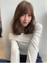 ユーフォリア 青山(Euphoria)&nbsp;韓国風艶カラーロングレイヤー透明感暗髪大人可愛い