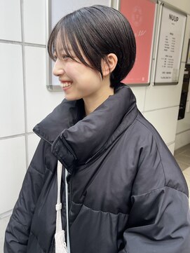 ヌープヘアーアイス(NUUP.hair ici) ladies/10代20代30代ミニボブショコラアッシュ透明感小顔
