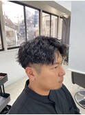 【ツイストスパイラルパーマ】【メンズショート】