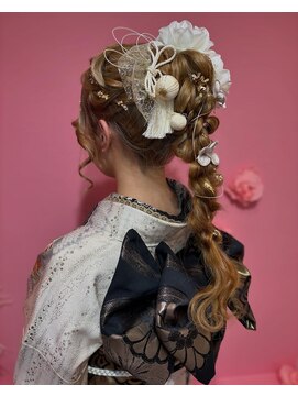 ラルム 仙台駅前店(LARME) ポニーテールあみおろし