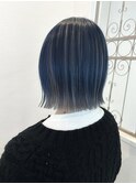 アンブレラカラーブルー×グレージュ