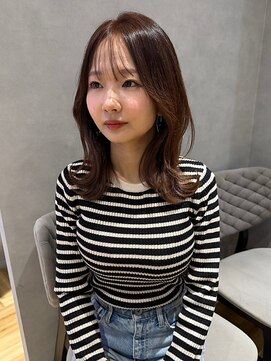 ジルバイジアン(JILL by GIEN) 透明感ココアグレージュ/ミディアムレイヤー