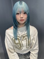 ペレ 梅田(PELE)&nbsp;ホワイトグレージュ/デジタルパーマ/フェザーパーマ