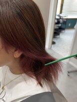 アウラヘアーサロン(aura hair salon)&nbsp;インナー×ピンク