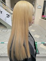 ヘアーアンドメイク ブロッサム 志木南口店(HAIR&MAKE Blossom) ブロンド/志木駅/新座/ミルクティーベージュ/ハイトーン