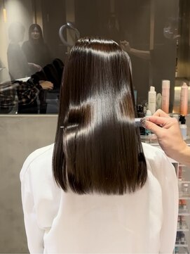 リール 銀座(R'EEL) イメチェンロング美髪×ブリーチなしレイヤー韓国/銀座