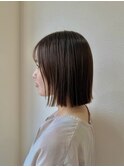 切りっぱなしボブ