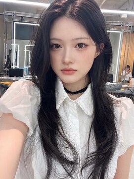 ロンドミラー 博多店(Lond Mirror) レイヤーカット/ハッシュカット/透明感/暗めカラー/ダブルカラー