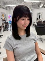 ハピネス 王寺店(Happiness)&nbsp;ミディアムレイヤー/顔まわりレイヤー/顔周りカット/髪質改善
