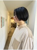 優しい丸さのショートボブ