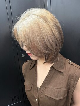 ヌル 神宮前店(Null) ルーツカラー/ケアブリーチ/ブリーチカラー/神宮前/表参道