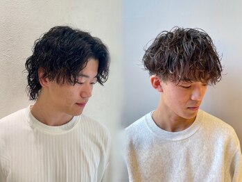 ルイマダーナ 栄店(LOUIMADNA)の写真/【栄１分/22時迄/完全個室】全席個室で周りを気にせずカッコよく！再現性高いメンズパーマ＆メンズカット◎