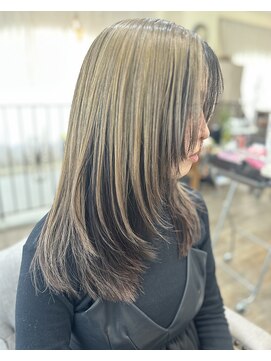 ラウラアンドロー(LAURA&RO) ミルクティーベージュダブルカラーインナーカラーケアブリーチ