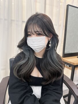 キティー サカエ(kiti SAKAE) グレージュ/レイヤーカット/ハッシュカット/オリーブベージュ/栄