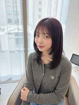 ジーナ 札幌(Zina) ミディアムざくざくレイヤー